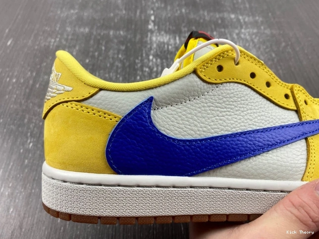 Kicktheory Canary Air 1 Low Jordan x Travis DZ4137-700 Scott OG 0702